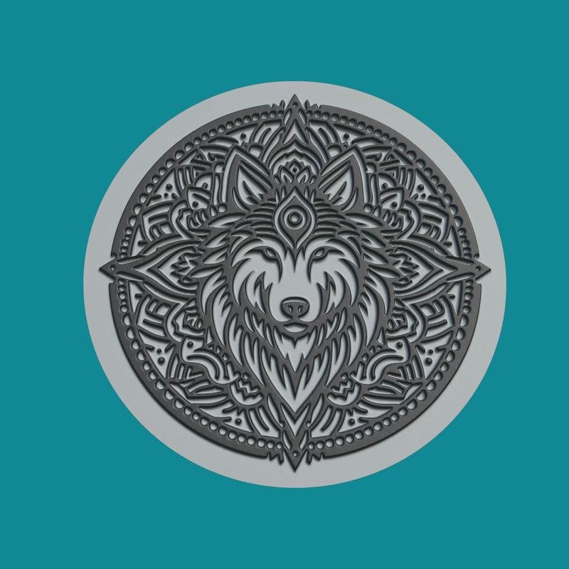 Wolf Print Model