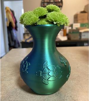 Sea Turtle Vase