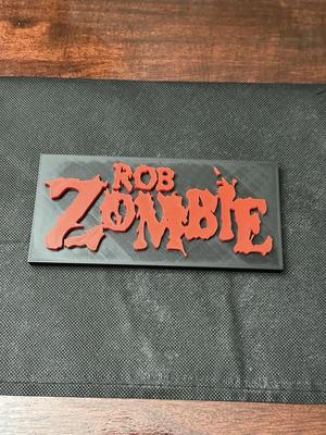 Rob Zombie band sign