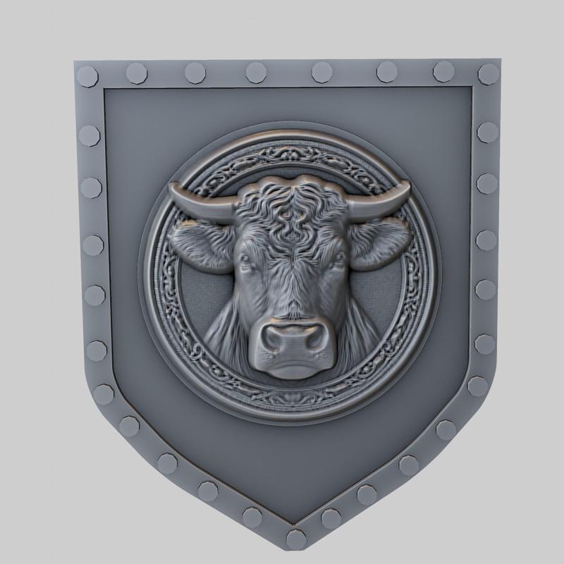 Cow Animal Wall Cow Animal Bust for CNC Router Laser & 3D Printer