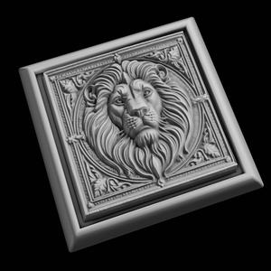 Lion Animal 3D Model for CNC Router Laser & 3D Printer