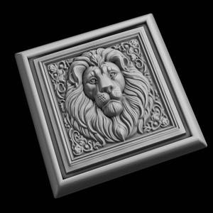 Lion Animal 3D Model for CNC Router Laser & 3D Printer