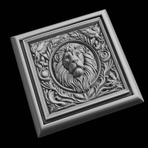 Lion Animal 3D Model for CNC Router Laser & 3D Printer