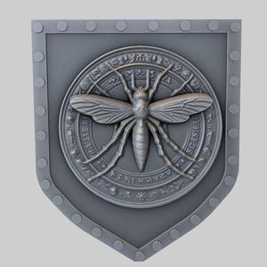 Mosquito Animal Wall Mosquito Animal Bust for CNC Router Laser & 3D Printer