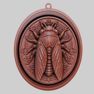 Cicada Animal Pendant Cicada Animal Necklace for CNC Router Laser & 3D Printer