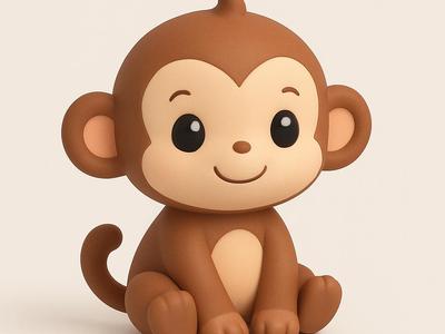 Cute Sitting Monkey