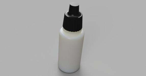 Vallejo Paint Bottle CAD Model