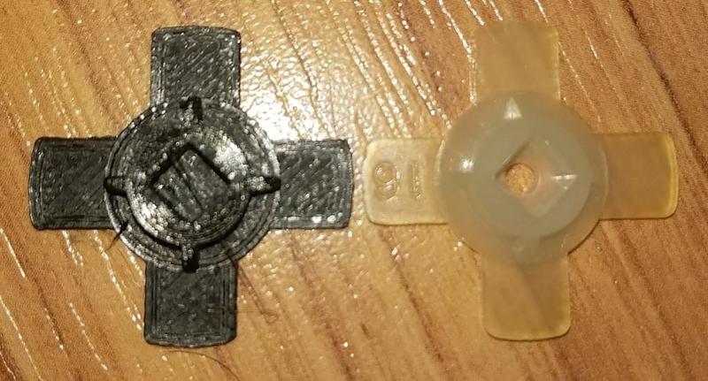 Sega Saturn Dpad back