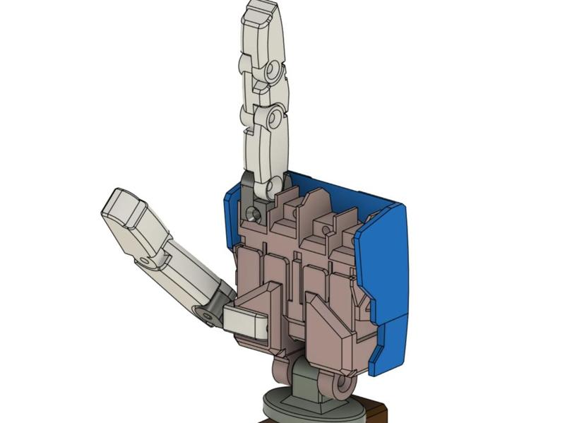 1/35 RX78 Articulated Humanoid Robot Movable Hand Parts