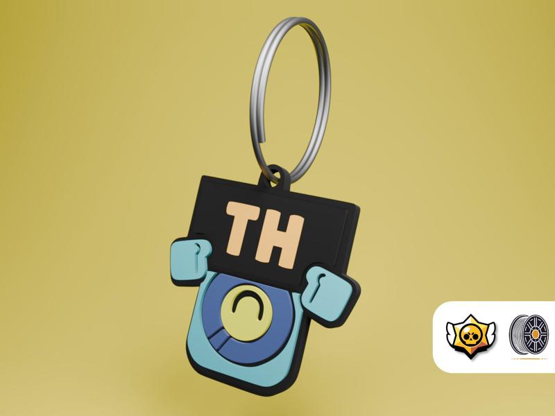 Team Heretics Pin | Brawl Stars Keychain Series