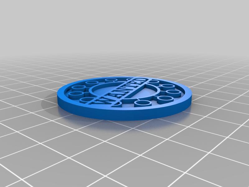 Virus "WANTED" coaster