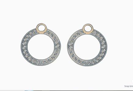 circular earrings earrings