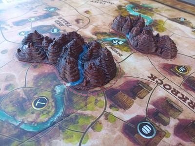 Western Legends Board-game - Printable Mesas