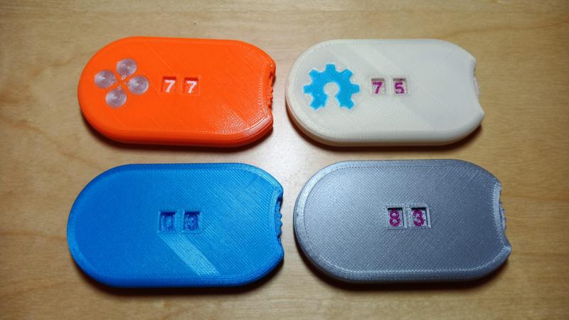 Multi-colour counter with auto-rollover