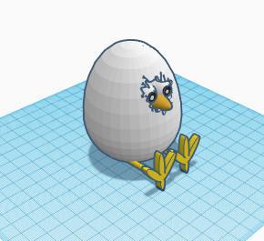 sitting chick
