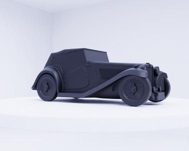 MG T-Type - Retro Sports Car Model