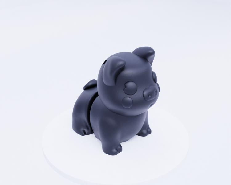 Adorable Piggy Keychain - Cute Accessory