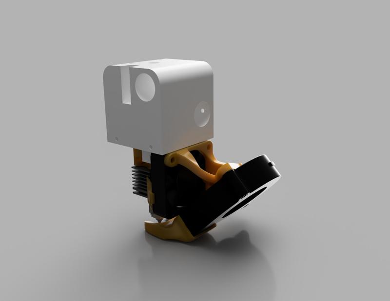 Bambu Lab hotend CR200B Mount Cooling Duct Toolhead