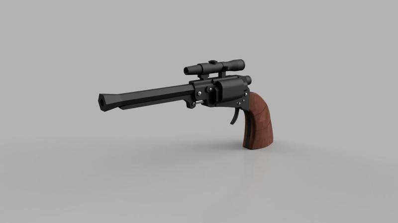 Cad Bane Hex Barrel Blaster