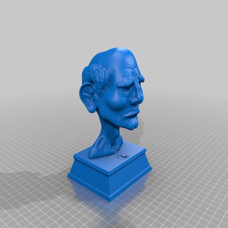 Old Man Bust