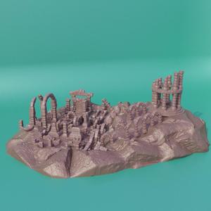 Ancient Ruins - Tabletop Terrain - 28 MM