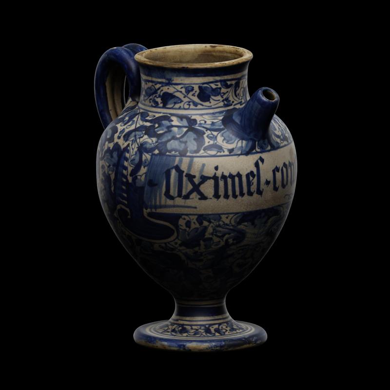 Apothecary vessel for oxymel compositum