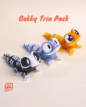 Cute articulated gecko halloween - totem design