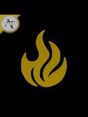 Simple Flame Symbol - 2D Art