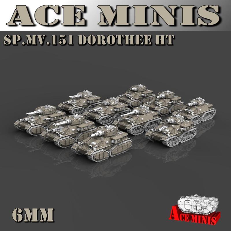 6mm SP.MV.151 Dorothee Heavy Tank