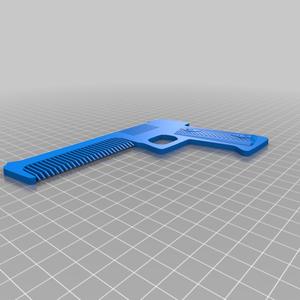 Gun Comb - Peigne pistolet