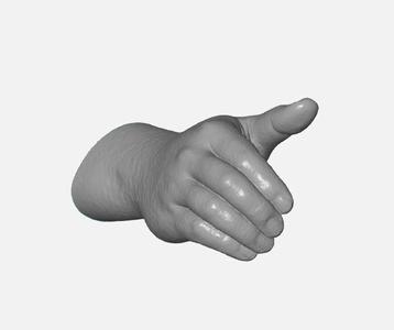 hand　 handshake　HIGH QUALITY 3D 　SCAN