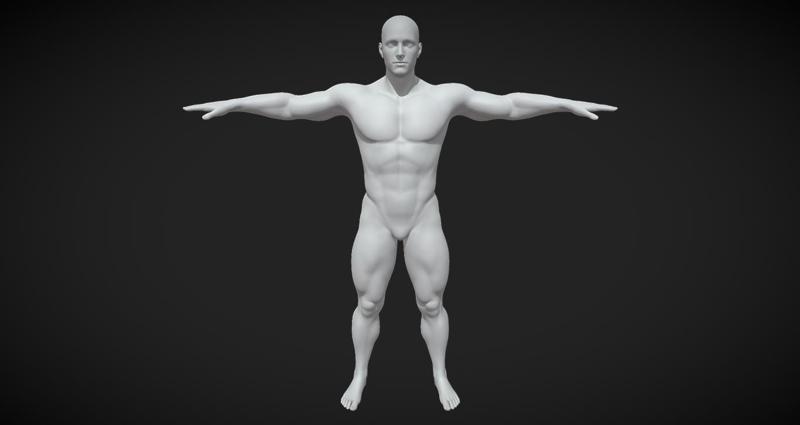 Man Body Base T-Pose