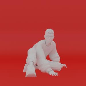Character Pose Toy Man Miniature Figure 018