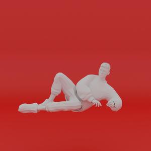 Character Pose Toy Man Miniature Figure 059