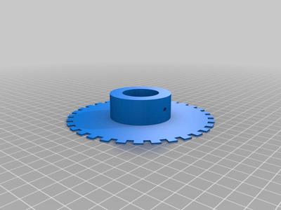 Encoder wheel for Precious Plastic Shredder