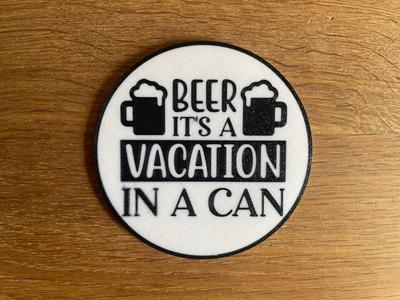 Beer Coaster / Drink Holder / Bar / Kitchen / Funny