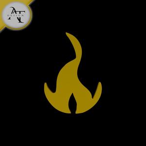 Simple Flame Symbol - 2D Art