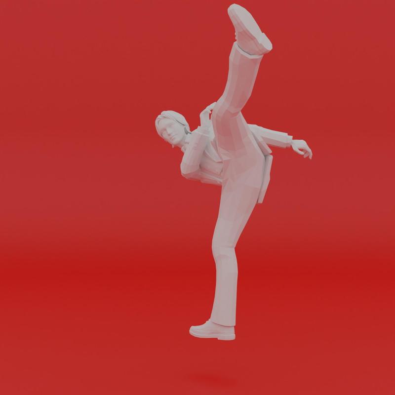 Character Pose Toy Man Miniature Figure 149