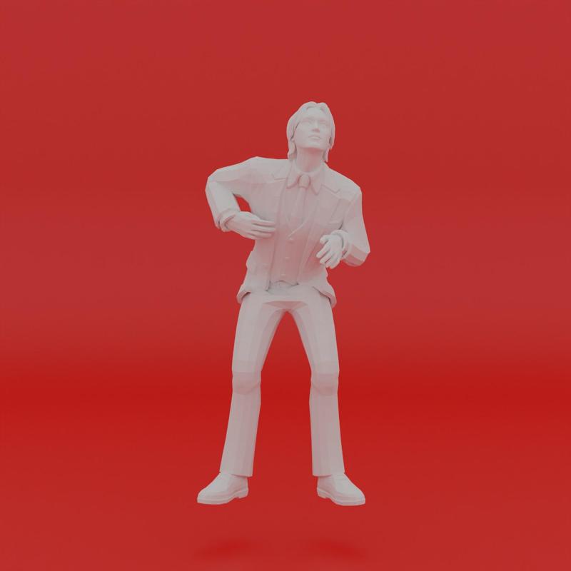 Character Pose Toy Man Miniature Figure 194