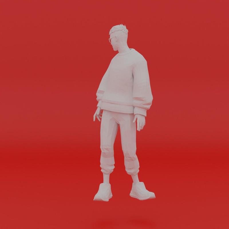 Character Pose Toy Man Miniature Figure 089