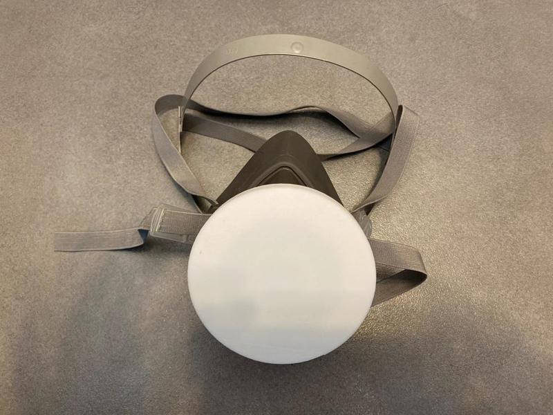 Updated Design for surgical filter (手術用フィルター / 외과 용 필터) in 3M Mask 3200 (Large Diameter Cartridge) 