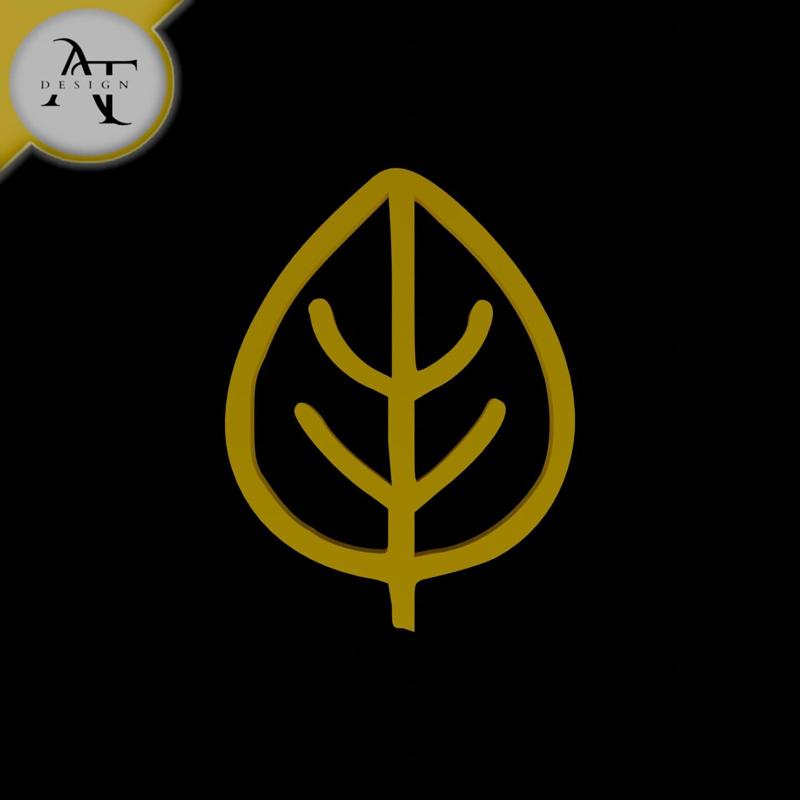 Simple Leaf Symbol - 2D Art