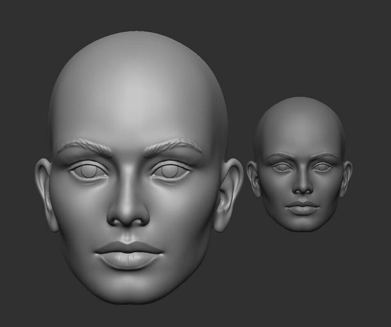 Sophia Loren HEAD 3D STL FOR PRINT