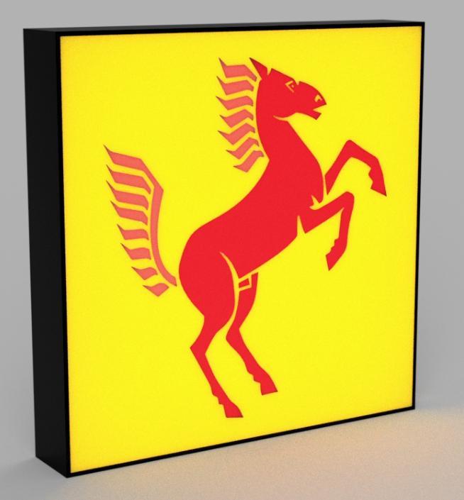 Game of Thrones House Bracken LED Lamp