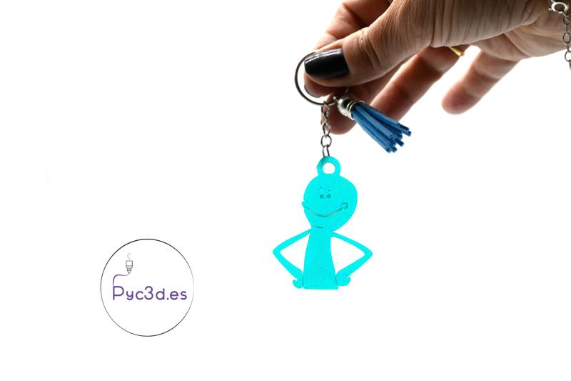 MR MEESEEKS RICK AND MORTY KEYRING