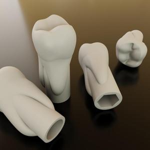 Tooth fused pencil tip (molar)