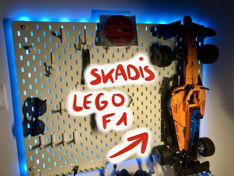 IKEA Skadis Lego F1 McLaren