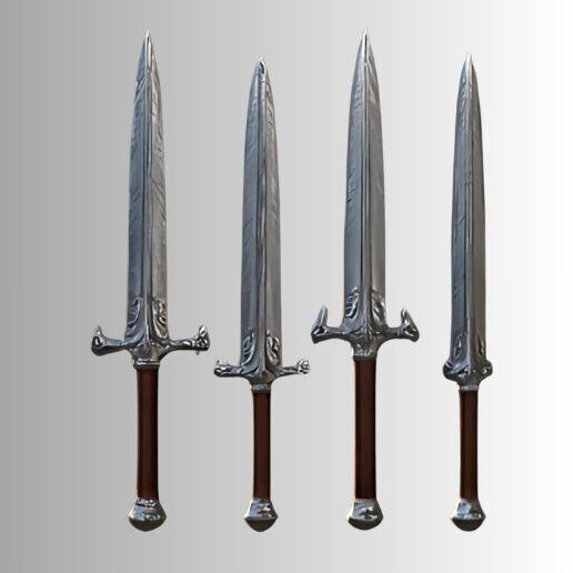 Fantasy Sword STL Model for 3D Printing