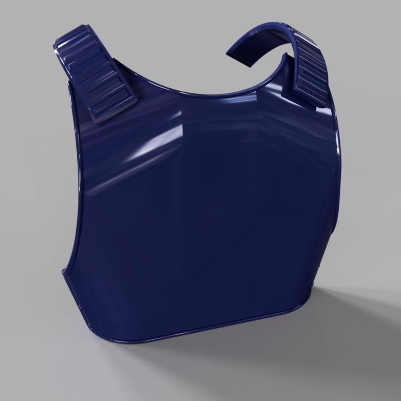 Star Wars Force Unleashed Royal / Shadow / Senate Guard back armor and straps for 1:6 and 1:12 custom figures