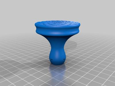 Door knop - Flower